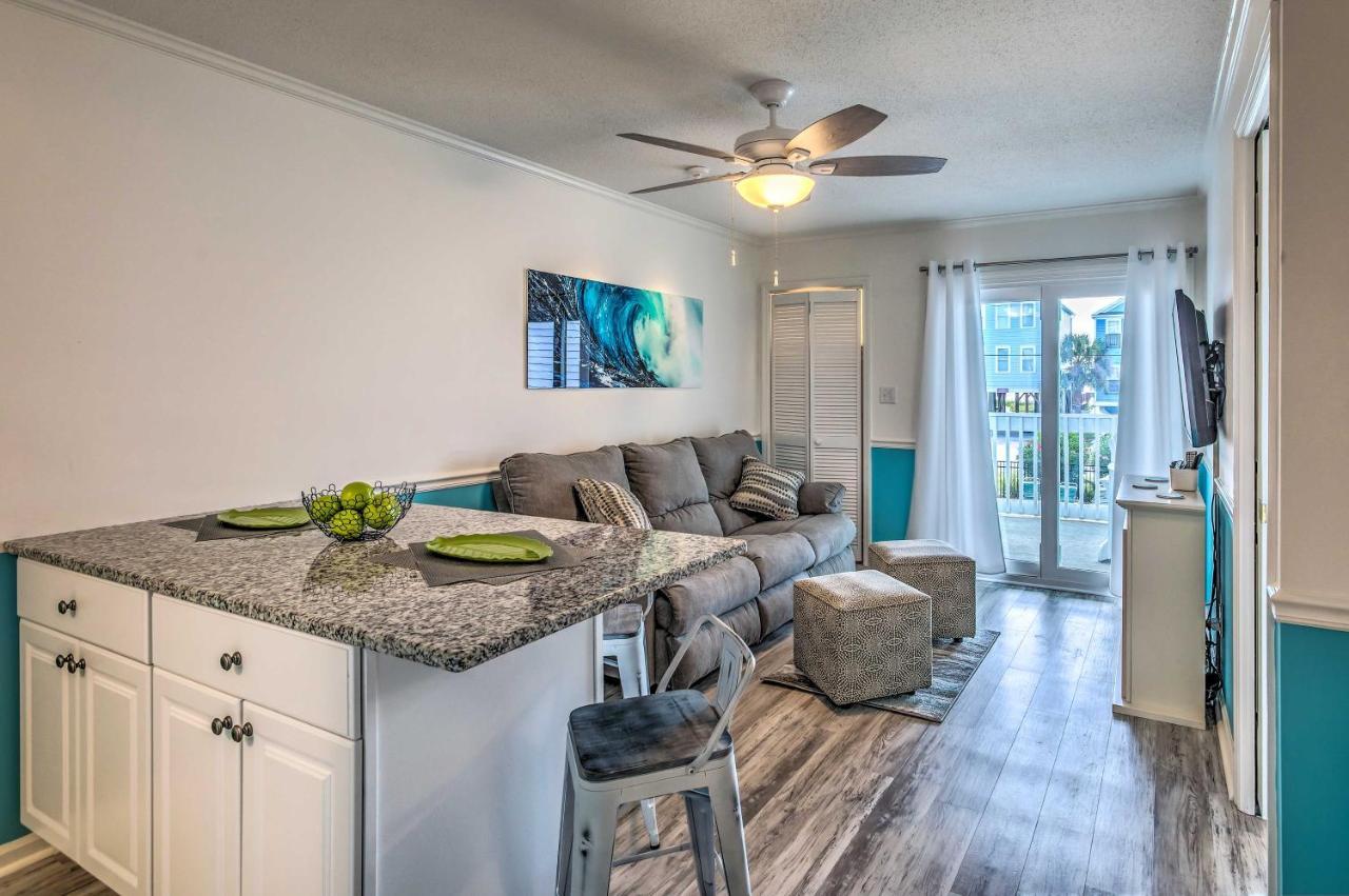 Surfside Beach Escape With Pool - Walk To Ocean! Миртъл Бийч Екстериор снимка